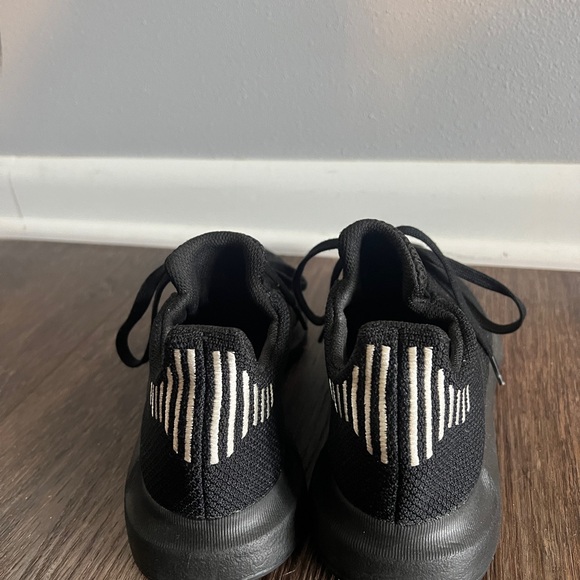 adidas Black and White Athletic Shoes - Picture 1 of 4